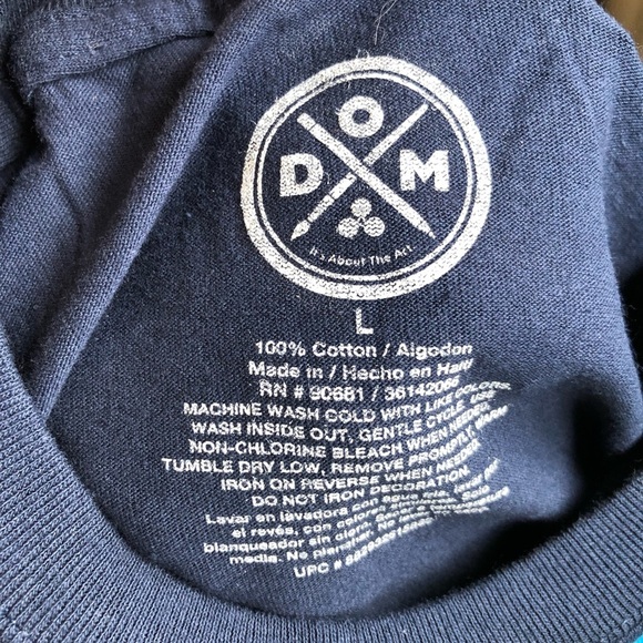 No bad vibes navy blue graphic print T-shirt - Picture 4 of 8